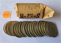 1965 Kennedy Half Dollar Roll