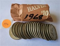 1968 Kennedy Half Dollar Roll