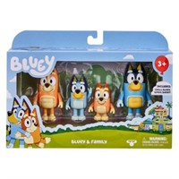 4-Pc Bluey Family Pack Figure Set