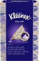 Kleenex 6-Pk 3-ply Facial Tissues, 70/Box - Ultra
