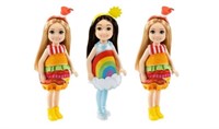 (3) Barbie Club Chelsea Dress-up Dolls