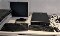 HP home computer & monitor w/ keyboards & mouse