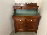 Primitive country dry sink