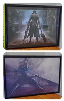 Framed gaming posters