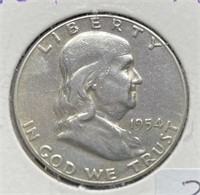Franklin Half Dollar 1954