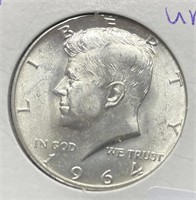 Kennedy Half Dollars:  1964-D