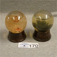 Early Bennington Pottery Based Snow Globes