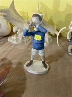 Porcelain Denmark Boy with Horn