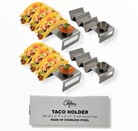 4 Pack Stainless taco holders