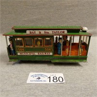 Early Tin Friction Powered Trolley Toy