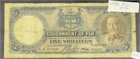 1934 Fiji 5 Shillings Note