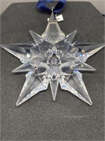 Swarovski Crystal 2001 Christmas Ornament