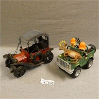 Metal Car & Battery Operated 'Buck' Jeep