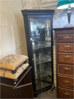 Black corner cabinet