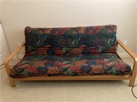 Wood Futon with Mattress