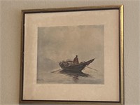Vintage Print: Lobster Fisherman by de Garthe