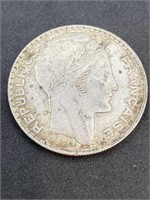 1938 Silver 20 Francs