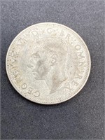 1942 Silver Two Shillings Coin