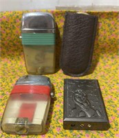 4 Vintage Cigarette Lighters