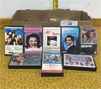 Assorted Vintage Music Cassette Tapes - Beattles,