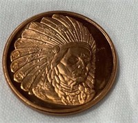 .999 Pure Copper 1oz Token - Golden State Mint -
