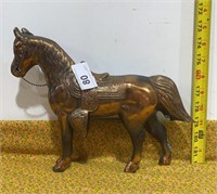 Vintage Copper Horse 8 1/2" Tall