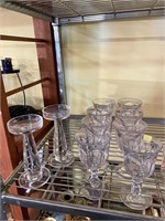 Glasses and Candle Holder