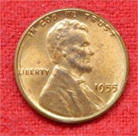 1955 Lincoln Wheat Cent "Poor Mans Double Die"