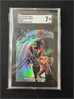 1997-98 Topps Finest Michael Jordan Refractor Card