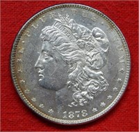 1878 Morgan Silver Dollar 8 Tail Feather Variety