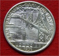 1936 S Bay Bridge Silver Commemorative Half Dollar