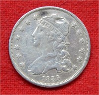 1835 Bust Silver Quarter "Cleaned"