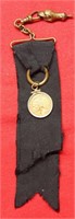 1914 $2.50 Indian Gold Coin on Antique Fob
