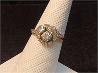 .5 Caret Diamond White Gold Ring 14K size  8