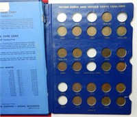 1958-1909 Indian Head Cents 46 Coins Total