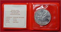 1980 Samoa $10 Olympic Silver Commemorative