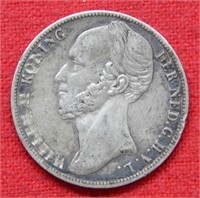 1848 Netherlands 1 Gulder
