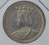 1893 Isabella Silver Commemorative Quarter