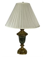 Brass Table Lamp and Shade