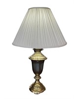 Brass Table Lamp and Shade