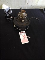 Wall Mount Oil Lamp Base