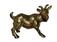 Solid Brass Goat Figure