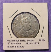 Presidential Series Token Millard Fillmore