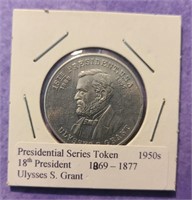 Presidential Series Token Ulysses S. Grant