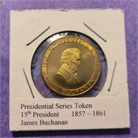 Presidential Series Token James Buchanan