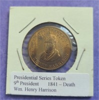 Presidential Series Token Wm. Henry Harrison
