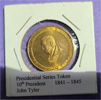 Presidential Series Token John Tyler