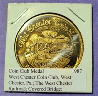 West Chester Coin Club Medal