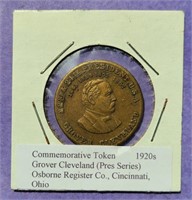 Grover Cleveland Commemorative Token