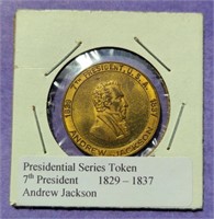 Presidential Series Token Andrew Jackson
